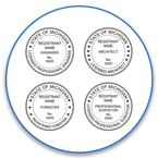 Michigan Professional Seals